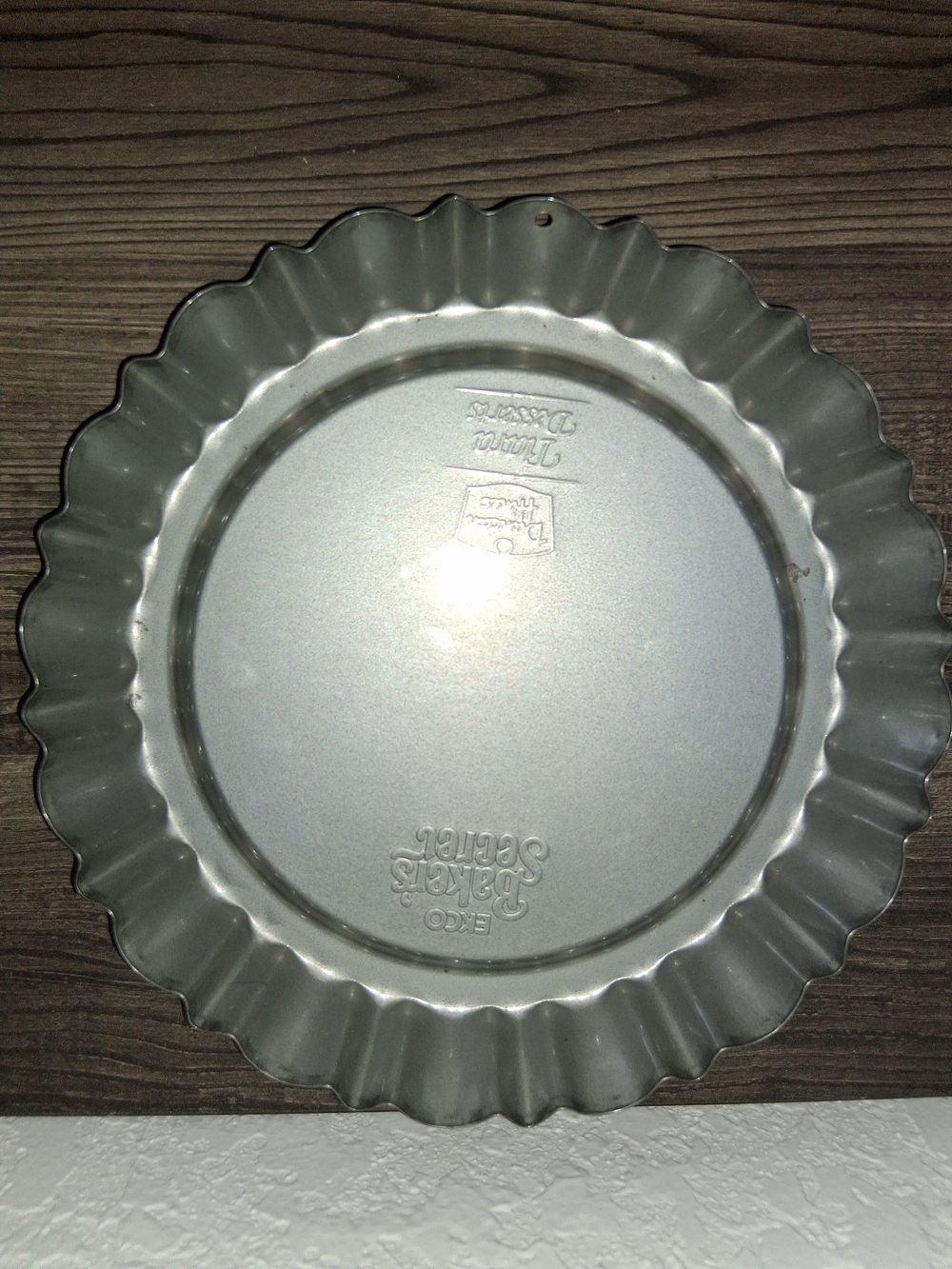 ​Vintage Ekco Bakers Secret Duncan Hines Tiara Dessert Tart Pan Fluted 10 Inch
